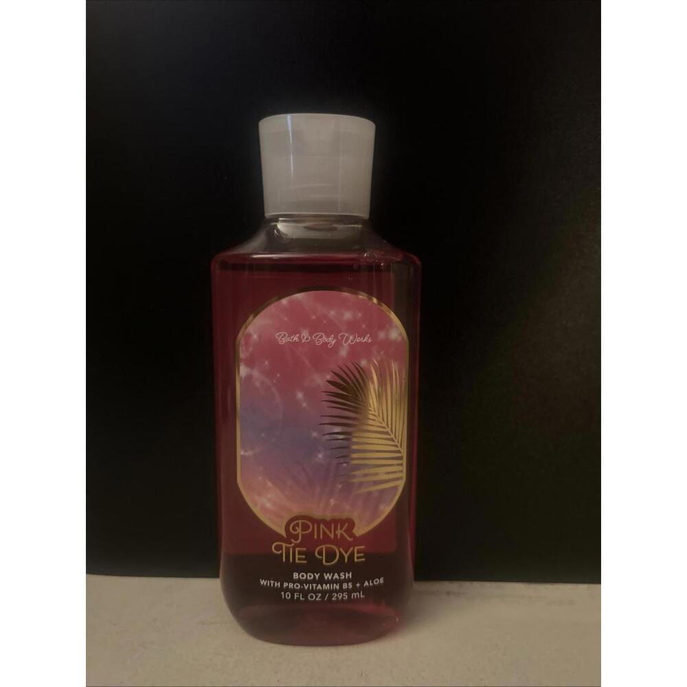Bath & Body Works Pink Tie Dye Shower Gel Body Wash 10 fl oz New